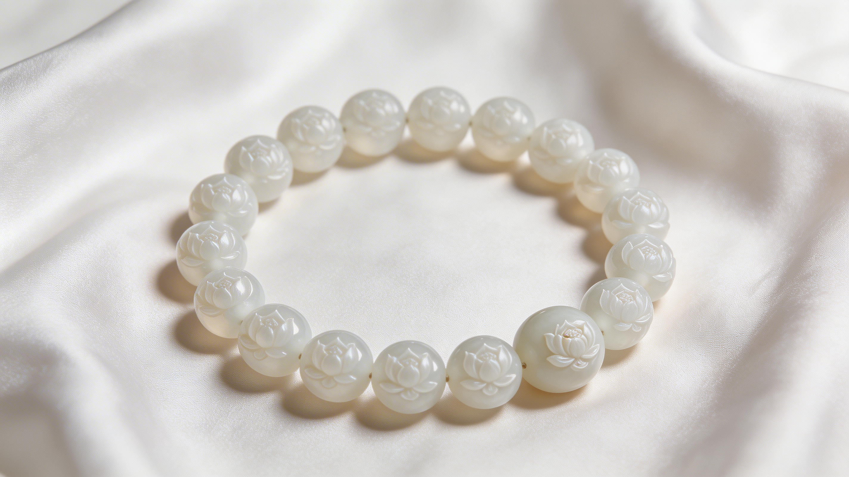 White Jade Mala UAE: The Emperor's Gemstone for Meditation in Dubai