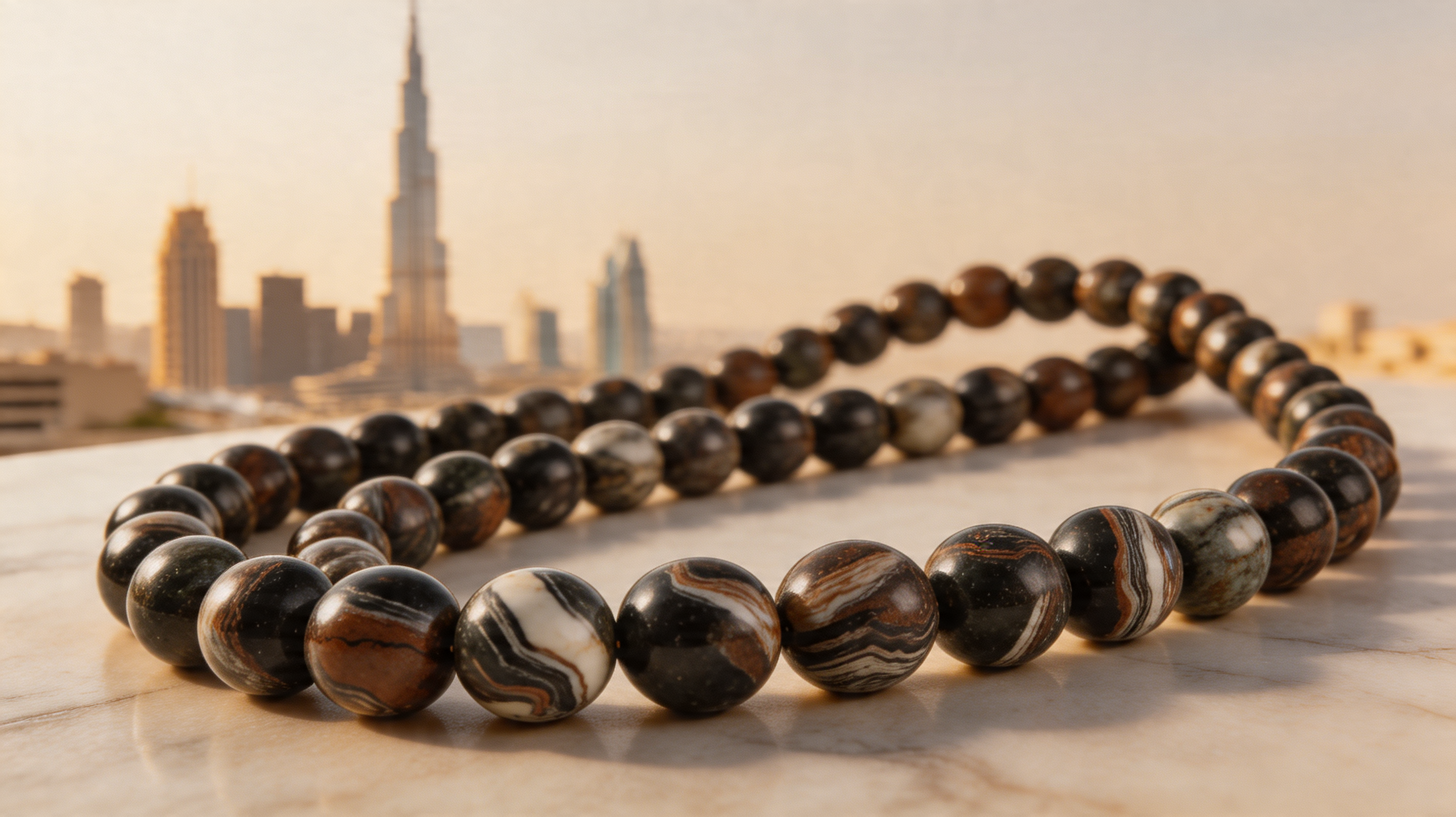 Picasso Jasper Mala UAE: The Artist's Stone for Grounding & Creativity