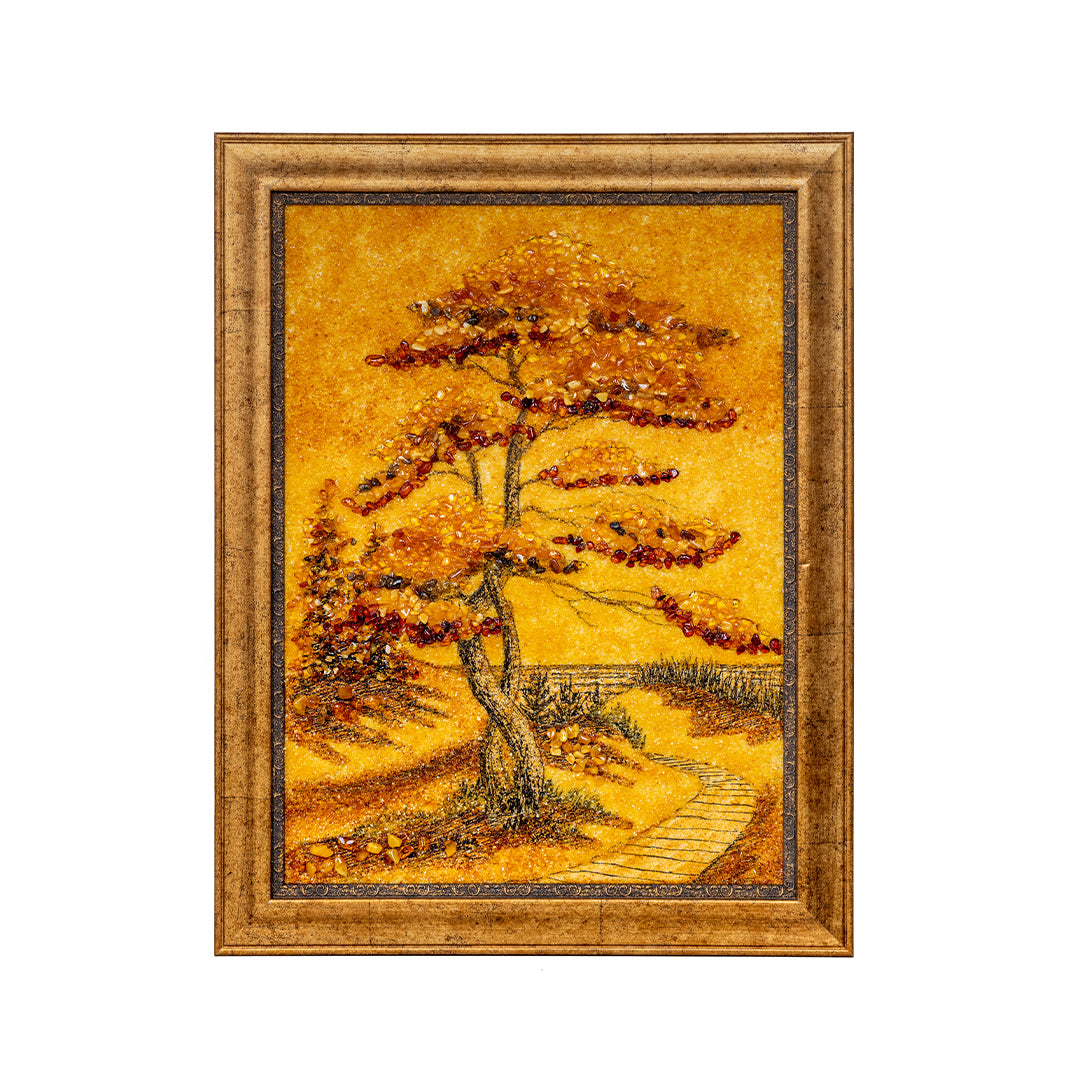 3 art - Amber Sunset Path