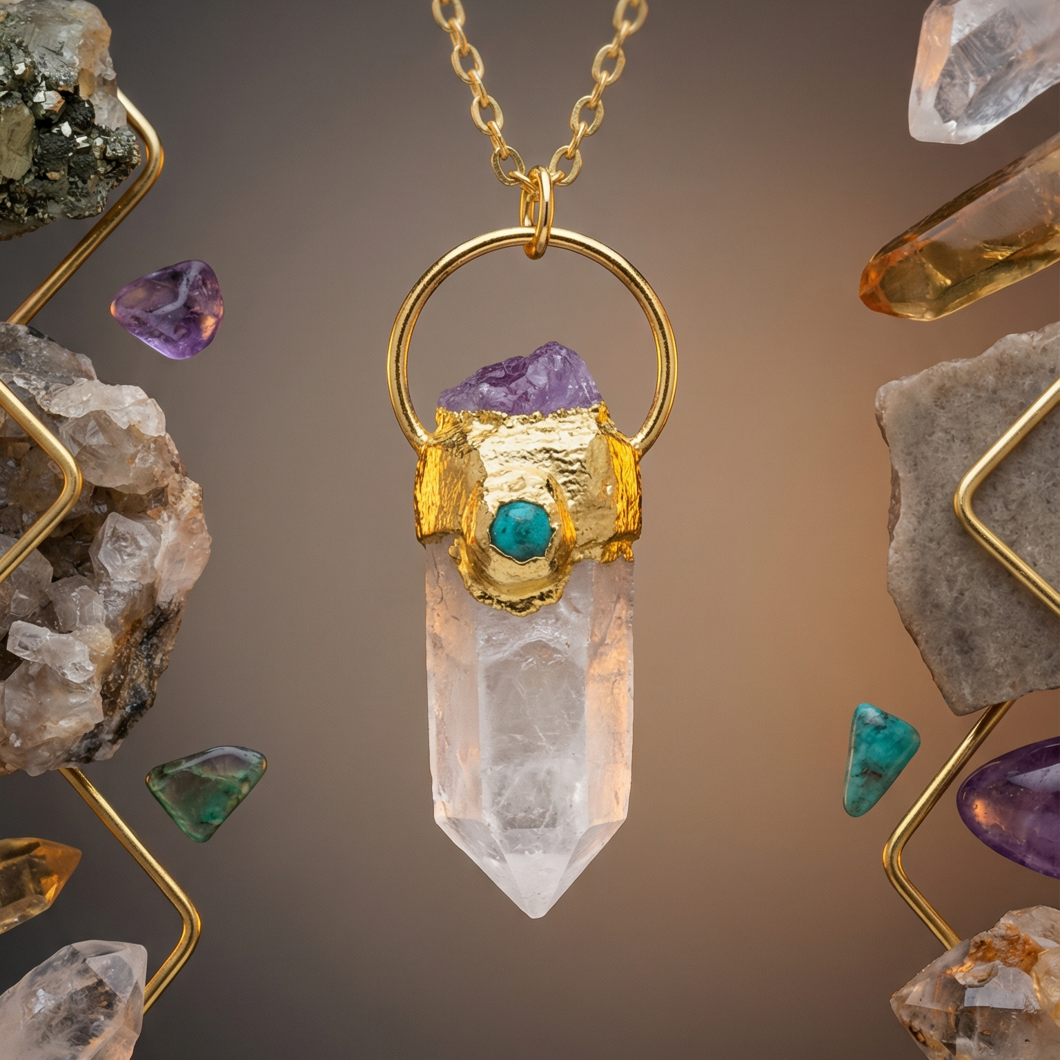 Quartz Necklace