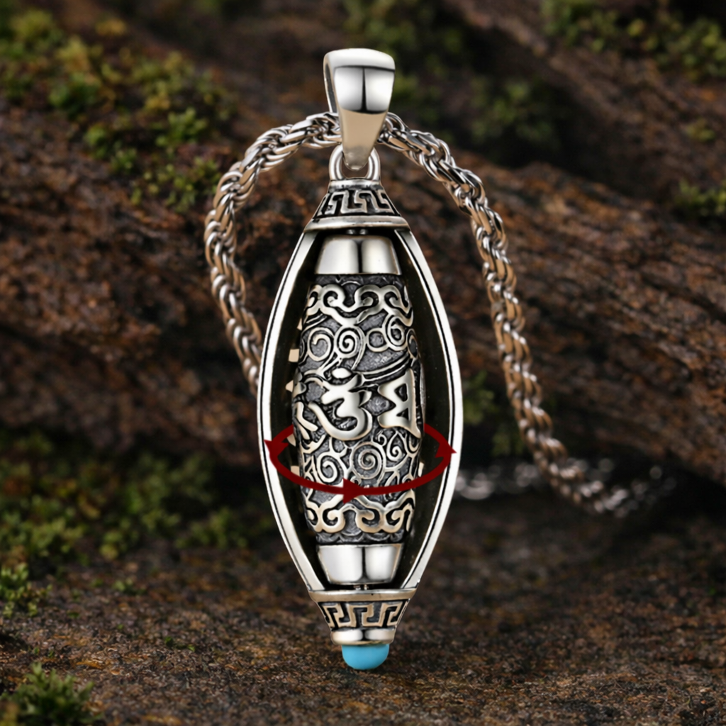 Tibet Om Mani Padme Pendant