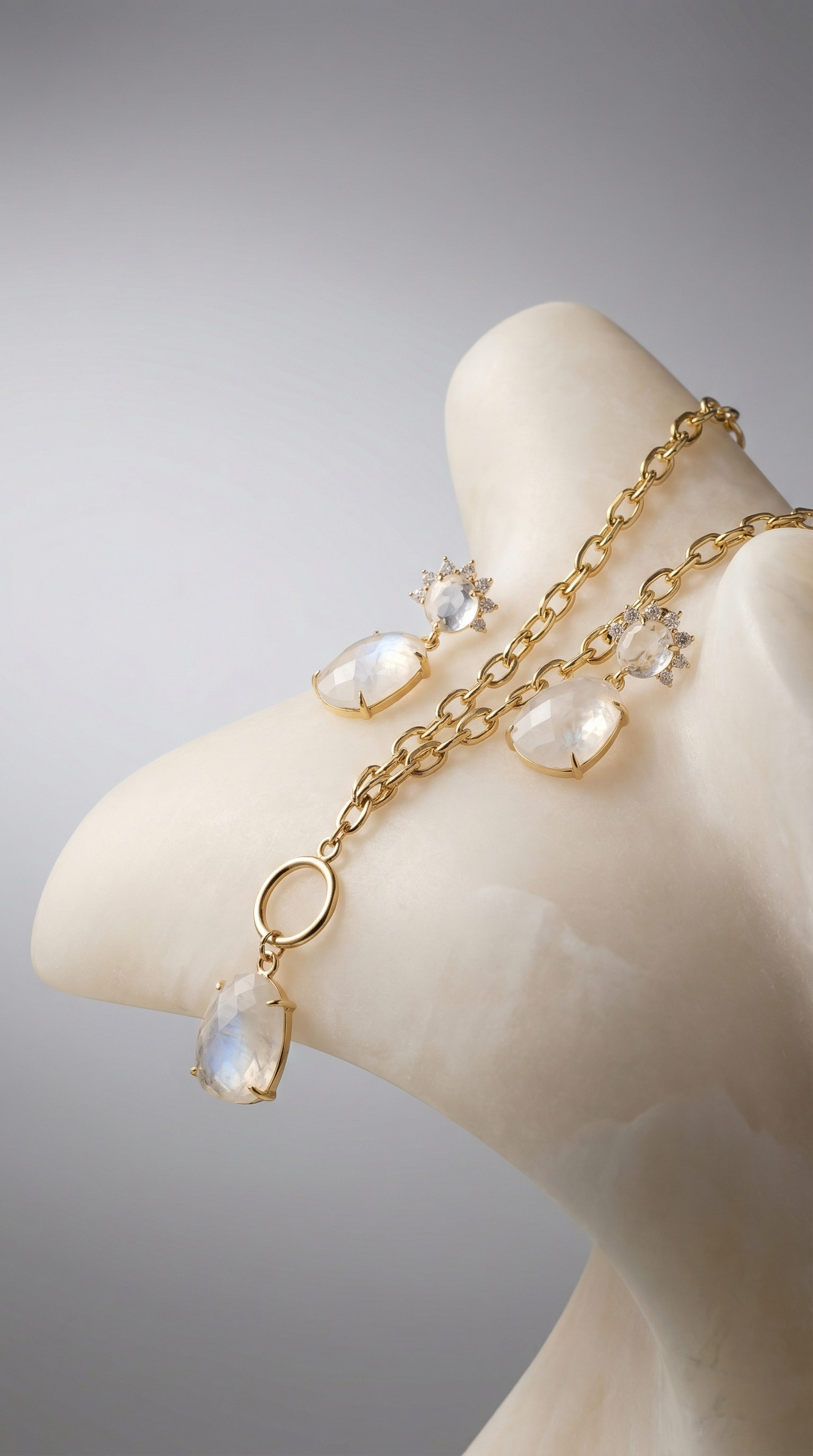Moonstone Necklace set