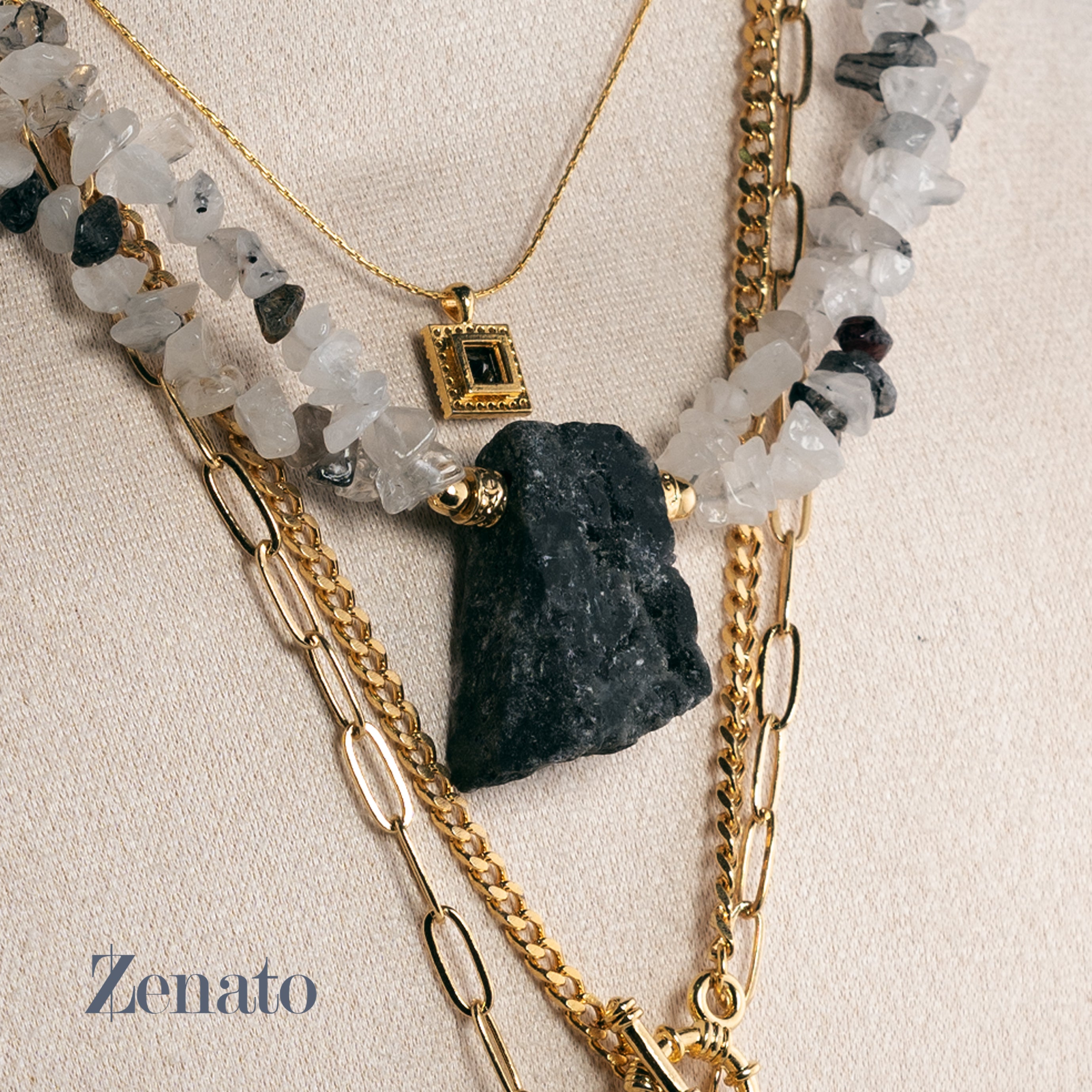 Rutile & Black Tourmaline