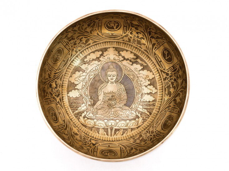 Forged singing bowl "LUMBINI" LB-006 (23,7cm, Key: E 162Hz)