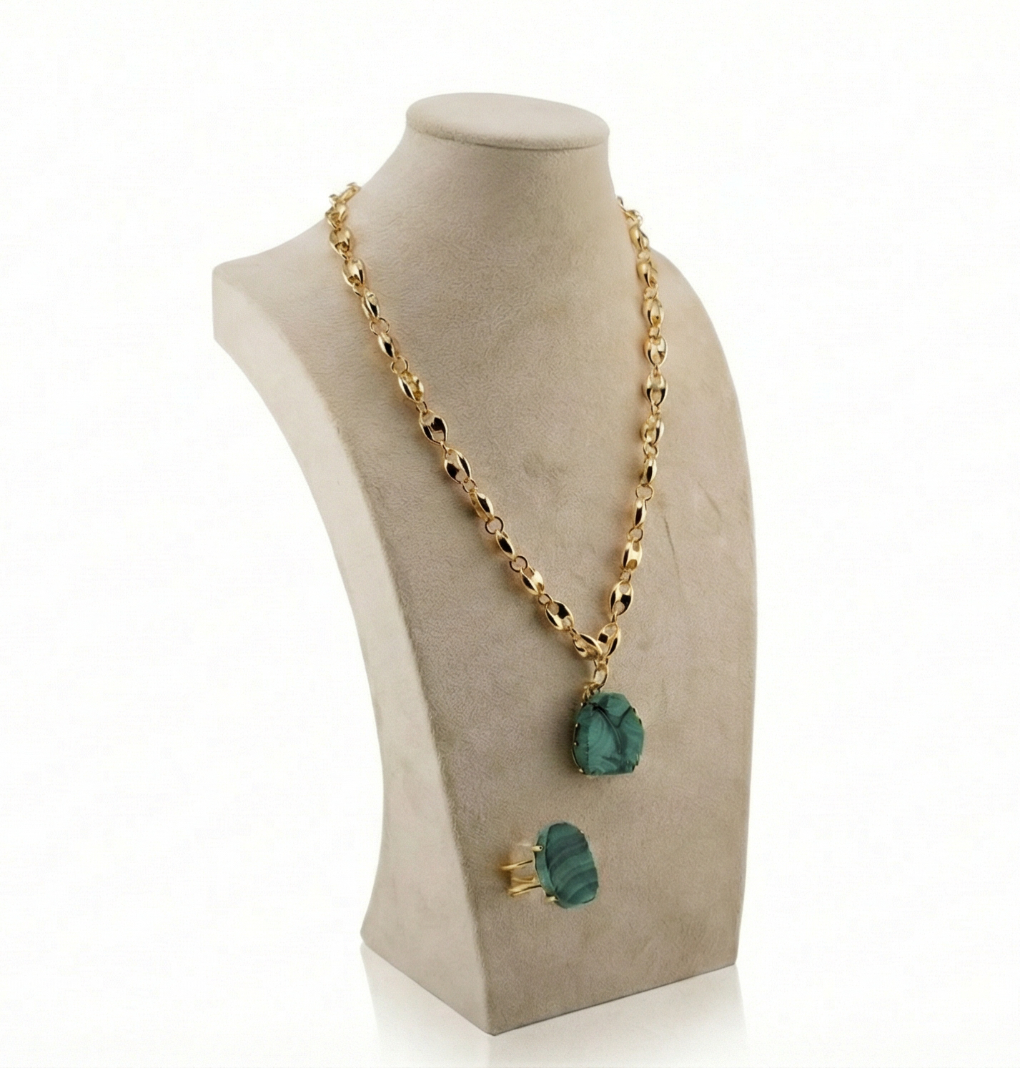 Malachite Necklace set