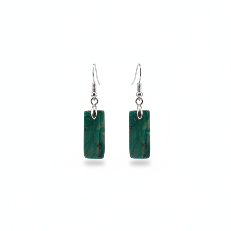 Malachite Earrings