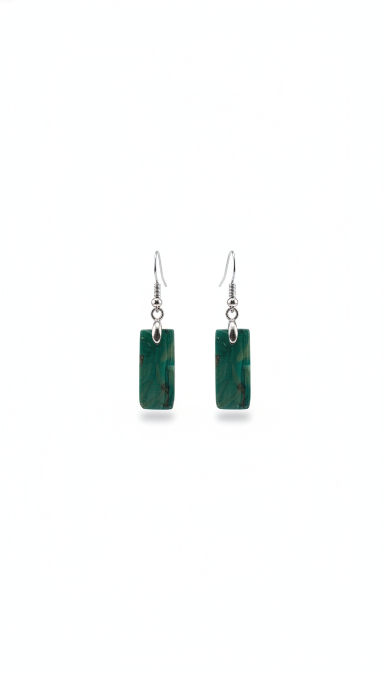 Malachite Earrings