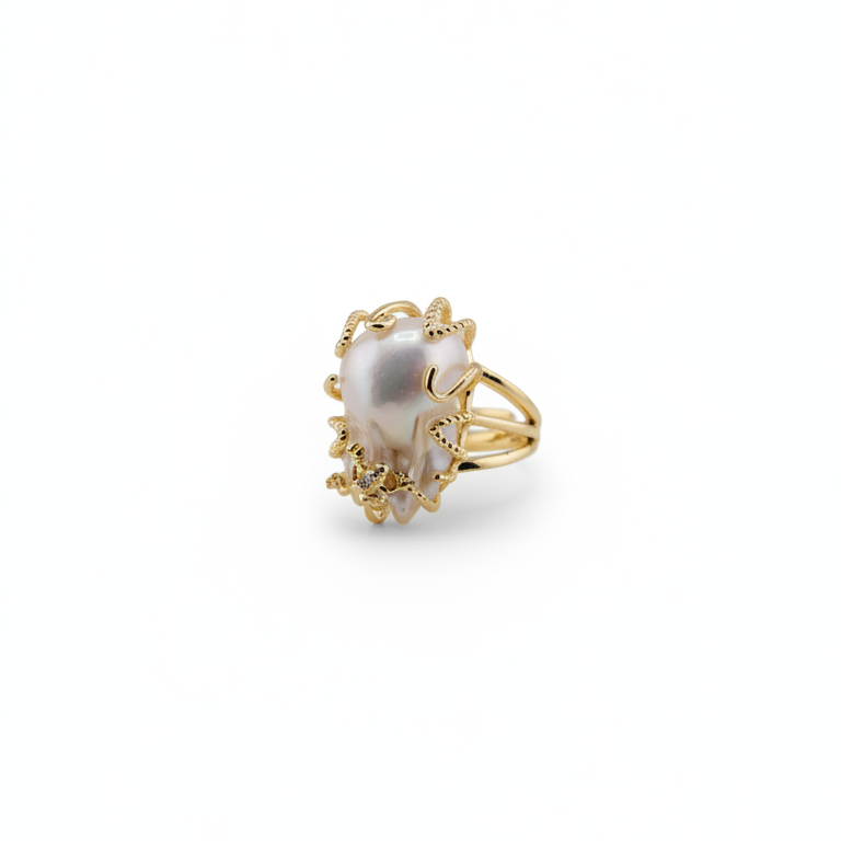Baroque Pearl Ring