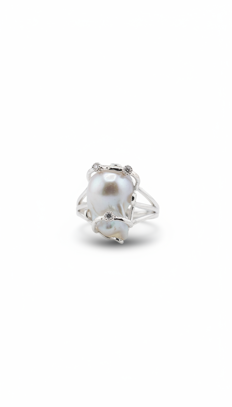 Baroque Pearl Ring