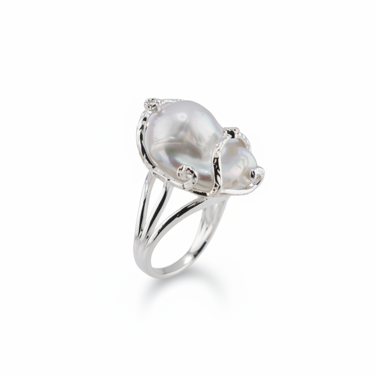 Baroque Pearl Ring